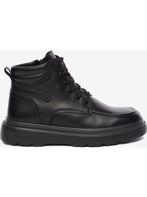 Greyder Erkek Siyah Hakiki Deri Bot 5K1UB18590