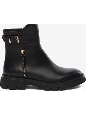 Greyder Kadın Siyah Hakiki Deri Bot 5K2DB35163
