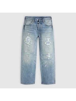 Levi's 501® Loose Erkek Jean Pantolon - Larkspur Painter Destructed