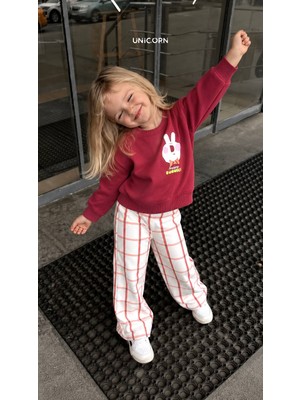 Unicorn Kids Kız Çocuk Happy Bunnies Alt Üst Takım