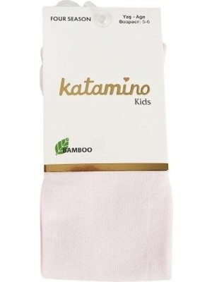 Katamino Mirabel Kız Bambu Külotlu Çorap K30207 Pudra