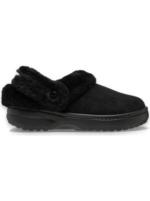 Crocs 212106 Cls Unfurgettable Sueded Clog Siyah Kadın Terlik