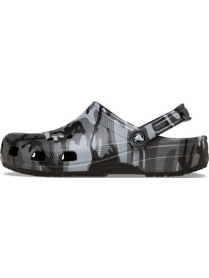 Crocs 211936 Classic Camouflage Clog Siyah Erkek Terlik
