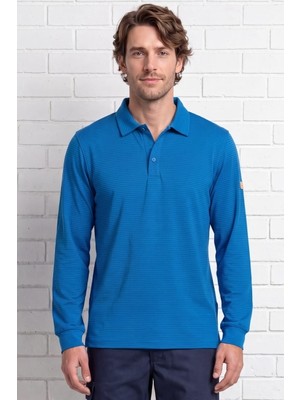 ESD Polo Yaka Uzun Kol T-Shirt