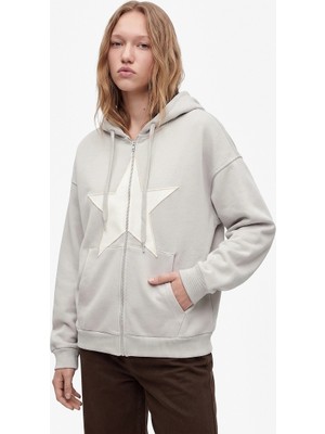 Koton Kadın Sweatshirt 7WAL10039IK Gri