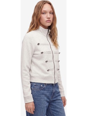 Koton Kadın Sweatshirt 7WAL10409IK Kar Melanj