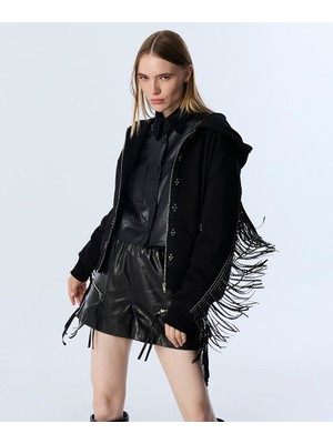 Twist PÜSKÜLLÜ TROK BASKILI SWEATSHIRT  TW6250091045001