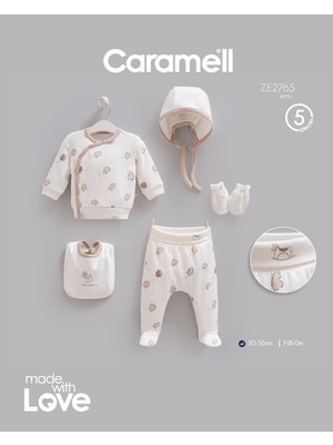 Caramell Mini Nature 5'li Hastane Çıkışı Zıbın Seti