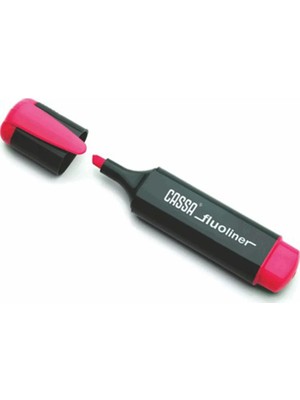 Cassa C-8720 Pembe Fosforlu Işaretleme Kalemi - 5'li Paket