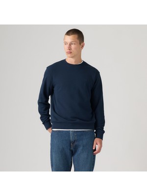 Levi's The Orıgınal Erkek Bisiklet Yaka Lacivert Sweatshirt 00AUV-0001