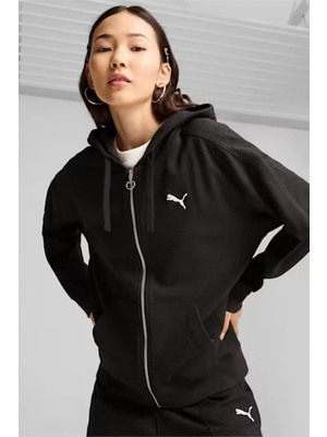 Puma Her Full-Zip Hoodie Siyah Kadın Ceket