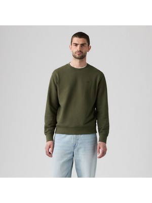 Levi's The Orıgınal Erkek Bisiklet Yaka Yeşil Sweatshirt 00AUV-0002