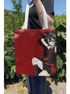 Zipzap Akame Ga Kill Çift Taraflı Kanvas Bez Çanta Yazlık Kışlık Anime Çantası – V3