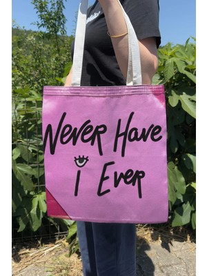 Zipzap Never Have I Ever V4 Çift Taraflı Yazlık Kışlık Kanvas Baskı Bez Çanta Dizi Film