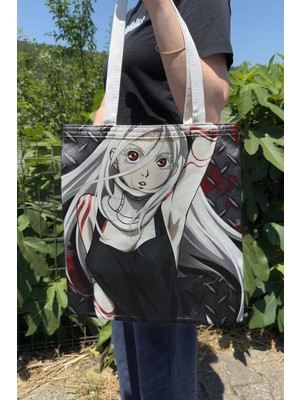 Zipzap Deadman Wonderland V4 Yazlık Kışlık Çift Taraflı Kanvas Baskı Bez Çanta Anime Çantası