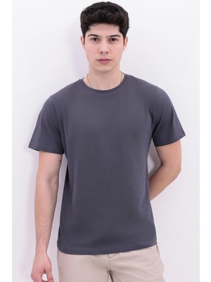 Freemen Erkek/unisex Bisiklet Yaka Basic Tişört %100 Pamuk - 371 T