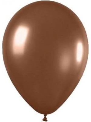 BenimMarifetlerim Düz Kahverengi Balon 12 Inch 5 Adet