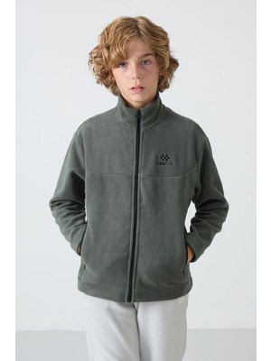 Tommy Life Standart Fit Haki Erkek Çocuk Polar Sweatshirt - 11223