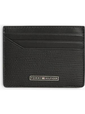 Tommy Hilfiger Th Busıness Saffıano cc Holder Erkek Siyah Cüzdan - AM0AM14787