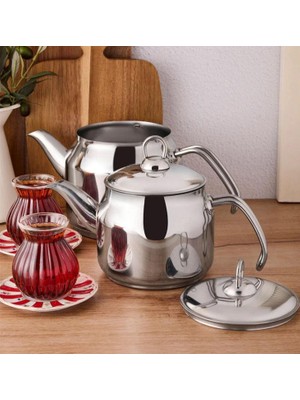 btpeak Çetcook Elit Metal Kulp Orta Boy Çaydanlık