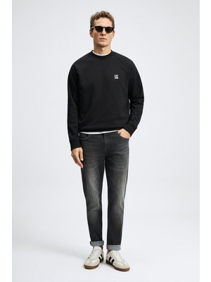 Lufian Erkek Blake Sweatshirt Siyah