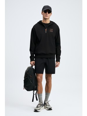 Lufian Erkek Grayson Sweatshirt Siyah