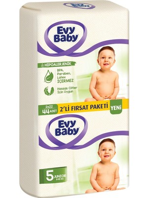 Skygo Revify Evy Baby Bezi Junior 2'li Paket 5 Beden 44 Adet