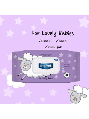 Skygo Revify Islak Mendil Lovely Babies Kuzu 120 Yaprak