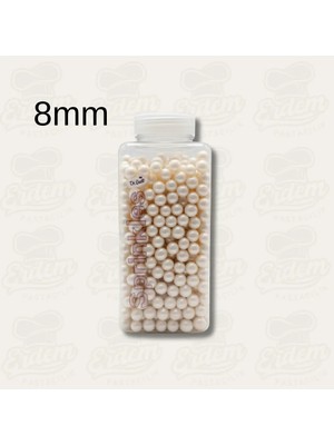 Dr. Gusto Sedef Inci Pasta Süsü - Parlak Yenilebilir Draje (Farklı Boy Seçenekleri) 8mm