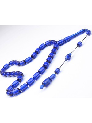 Burhan Sağlam Kapsül Kesim 12X8 mm Ateş Kehribar Sistem  Püsküllü Tesbih