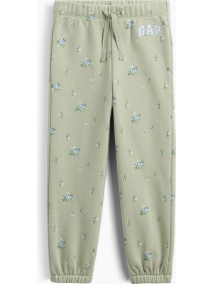 Gap Kız Bebek Açık Yeşil Pull-On Logo Jogger Eşofman Altı