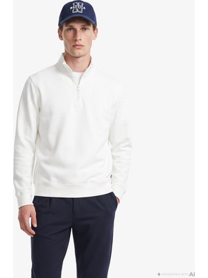 Nautica Erkek Krem Sweatshirt K67331T.1MA