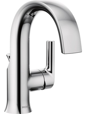 S6910 Doux Koleksiyonu Tek Saplı Yüksek Kavisli Laminar Akış Banyo Musluğu, Krom
