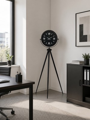 Çetiner Group Black Legacy Tripod Ayaklı Saat
