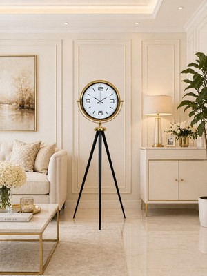 Çetiner Group Elegance Gold Tripod Ayaklı Saat