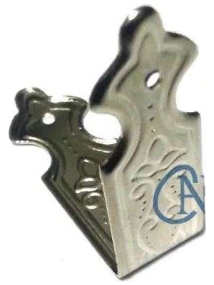 Bin1çeşit Dekoratif Sandık, Kutu Kenarı, 11X32MM, Nikel, 100 Adet