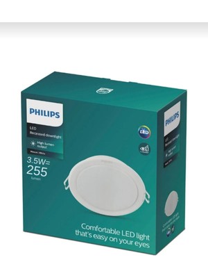 3.5W 3000K Gün Işığı (Sarı Işık) 255LM Meson LED Spot Armatür 90MM Dış, 80MM Delik Çapıdır