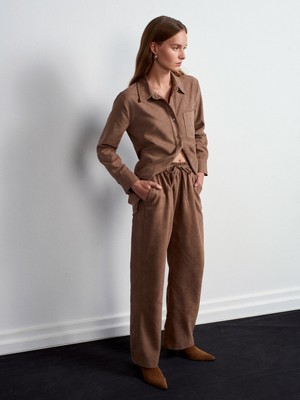 Dilvin 72164 Süet Pantolon