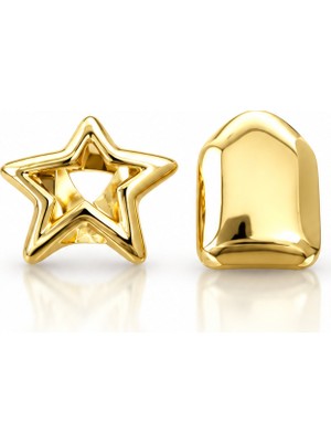 Munels Star Hip Hop Grillz - Çift Diş Aksesuarı