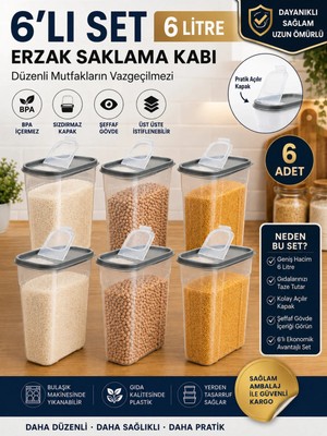 Kitchen Line 6 Litre Saklama