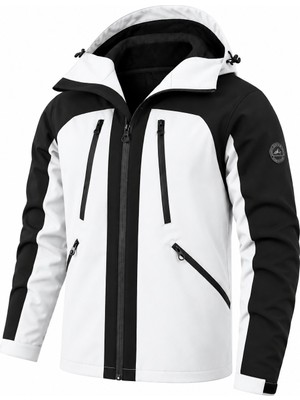 Ghassy Co. Ski Pro Series Kayak Içi Polarlı Rüzgar Geçirmez Su Itici Outdoor Softshell Mont