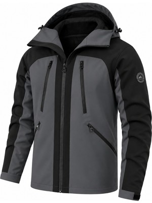 Ghassy Co. Ski Pro Series Kayak Içi Polarlı Rüzgar Geçirmez Su Itici Outdoor Softshell Mont