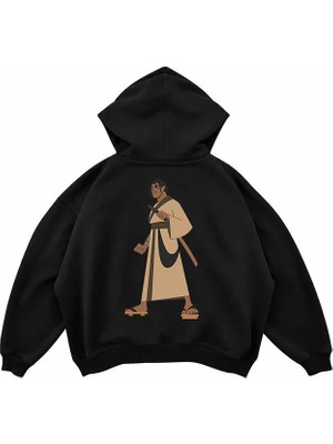 Genosha Cactus Jack Baskılı Oversize Hoodie Kapüşonlu Sweatshirt