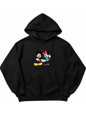 Genosha Film Karakteri  Baskılı Oversize Hoodie Kapüşonlu Sweatshirt