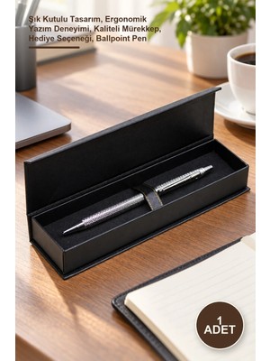 Yenilig 1 Adet Kutulu Tekli Tükenmez Kalem Model 2 – Şık Kutulu Tasarım, Ergonomik Yazım Deneyimi, Kaliteli Mürekkep, Hediye Seçeneği, Ballpoint Pen