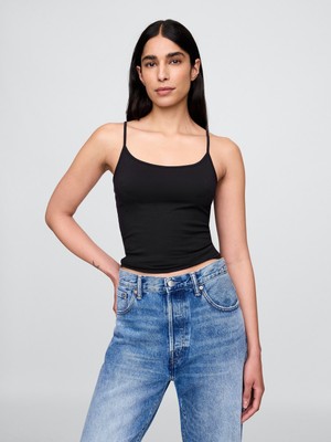 Gap Kadın Siyah Closeknit Basic Cami Atlet