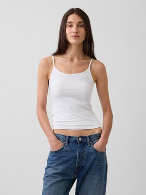 Gap Kadın Beyaz Closeknit Basic Cami Atlet