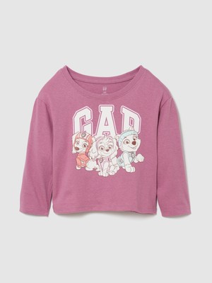 Gap Kız Bebek Pembe Paw Patrol Logo T-Shirt