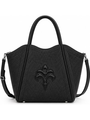 Louisiana Polo Jkln Çapraz Askılı Kadın Çantası Geniş Hacimli Günlük Siyah Çanta 2511