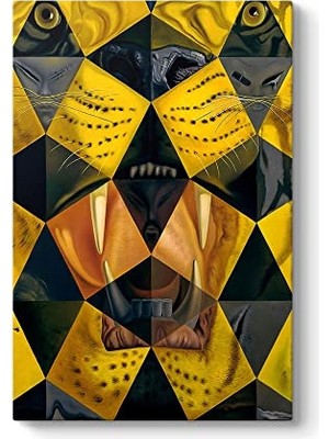 Defne Store Salvador Dali Tiger Tablosu 30 x 45